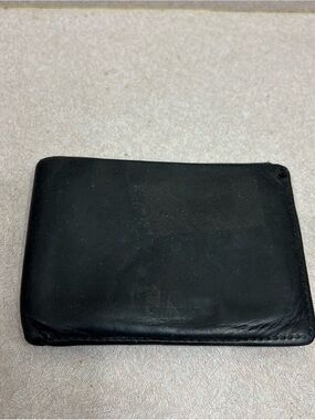 Shinola Detroit Slim Trifold Wallet Bill Holder Black Soft Horween Leather Men’s